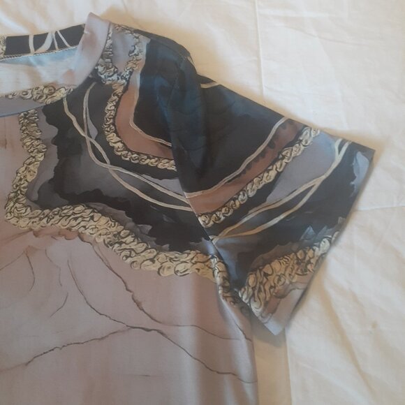 Just Fashion Now Dress Short Sleeve Abstract Pattern Size Medium - Picture 4 of 5